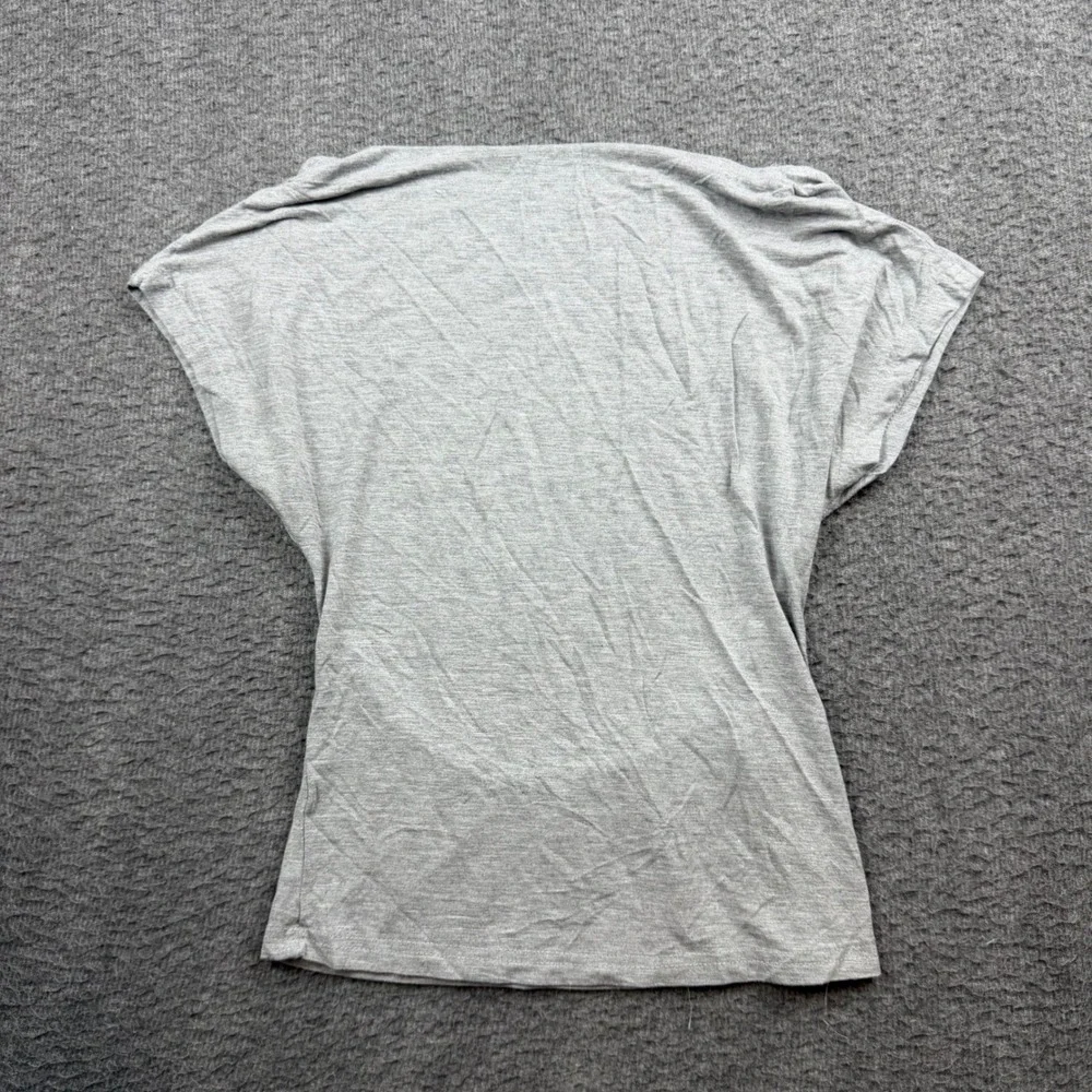 SHEIN‎ Open Back Top Women's S Gray Dolman Sleeve Cowl Back sw220302718786